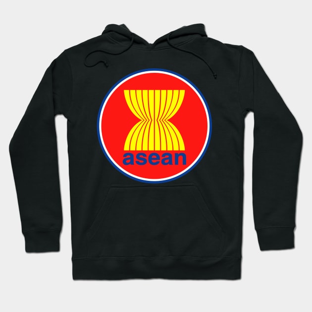 Seal of The Association of Southeast Asian Nations (ASEAN) Hoodie by Flags of the World